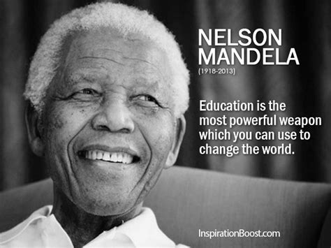 Nelson Mandela Education Quotes | Inspiration Boost