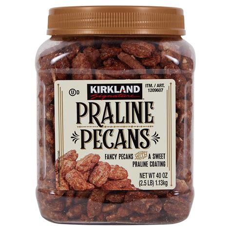 Kirkland Signature Praline Pecans Nuts, Kosher, Fancy, Sweet Coating ...