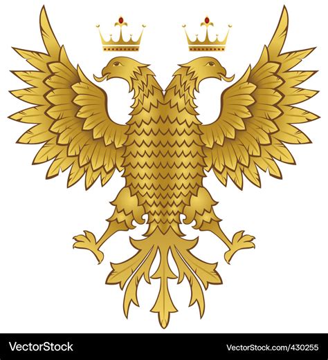 Golden eagle Royalty Free Vector Image - VectorStock