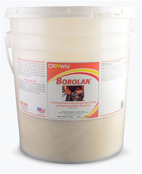 Borolan Powdered Hand Soap with Borax, 50 lbs pail [76350 ...