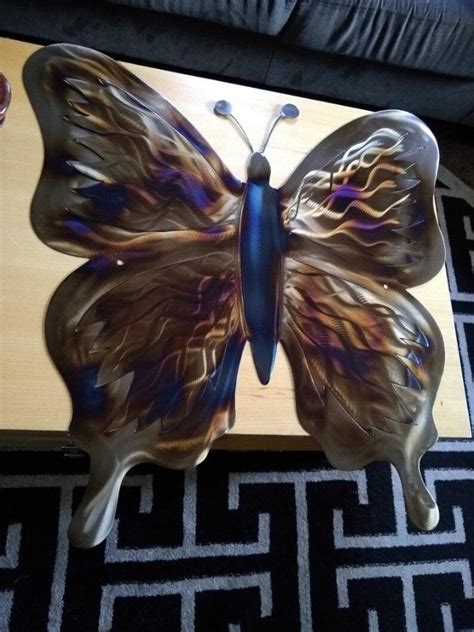 Butterfly Metal Wall Decor Hanging Metal Sculpture Art Unique - Etsy