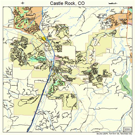 Castle Rock Colorado Map - Park Houston Map