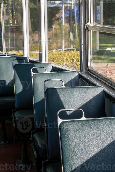 interior of an old tramway 12812450 Stock Photo at Vecteezy