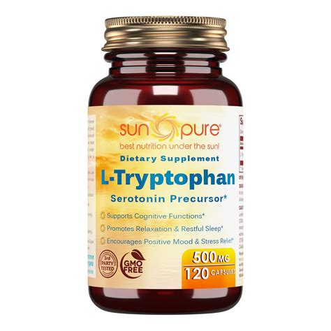 Sun Pure L-Tryptophan Dietary Supplement - Natural Sleep Aid ...