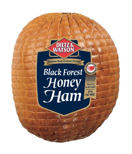 Dietz & Watson Sliced Black Forest Honey Ham Fresh Sliced Deli Meat, 1 ...