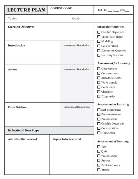 Free Editable Lesson Template Teacher Made Lesson Plan Worksheet | Hot ...