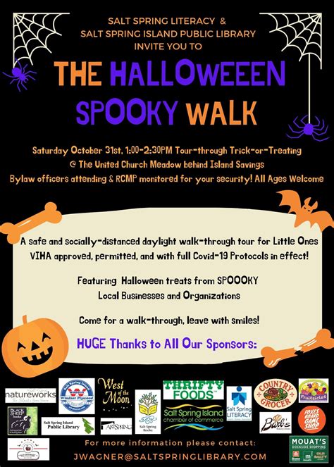 The Halloween Spooky Walk – Salt Spring Literacy