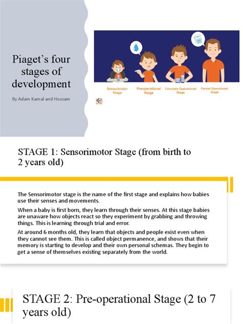 Piaget's Four Stages of Development | PDF | Cognitive Science | Cognition