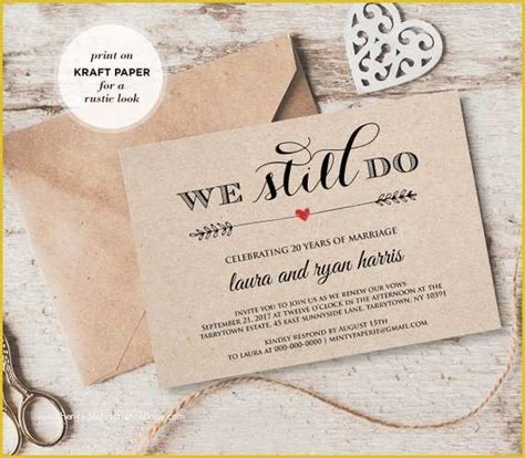 Vow Renewal Invitation Templates Free Of Renewing Wedding Vows ...