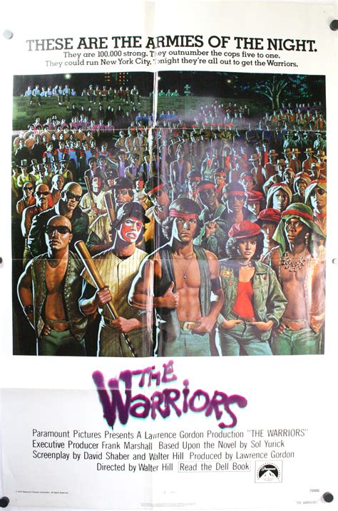 THE WARRIORS, Michael Beck, James Remar Original Cult Classic Movie ...