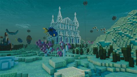 UnderWater Temple Minecraft Map