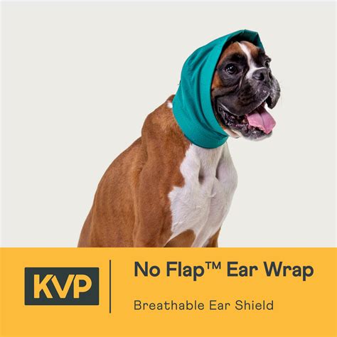 No Flap™ Ear Wrap E- Collar - Dog Ear Protector – KVP International, Inc.