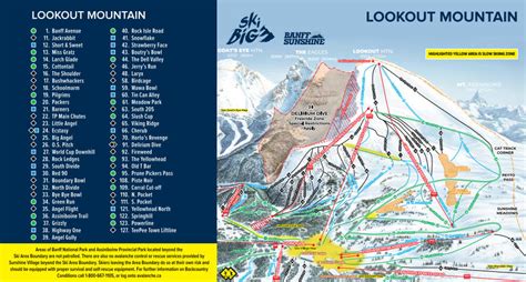 Banff Ski Resort Piste Maps