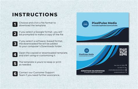 Customizable Business Card Template in Word - Download | Template.net