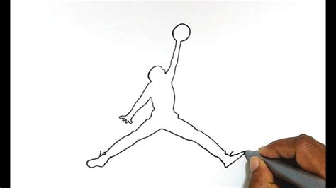 Como Dibujar El Logo De Jordan How To Draw Jordan Logo Youtube Images ...