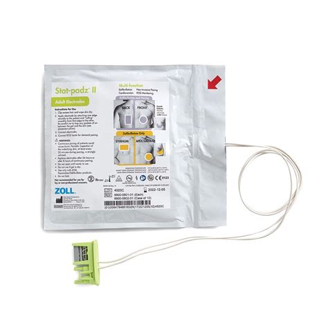 ZOLL Stat Padz II - Replacement Defibrillator Pads for Zoll AED Plus ...