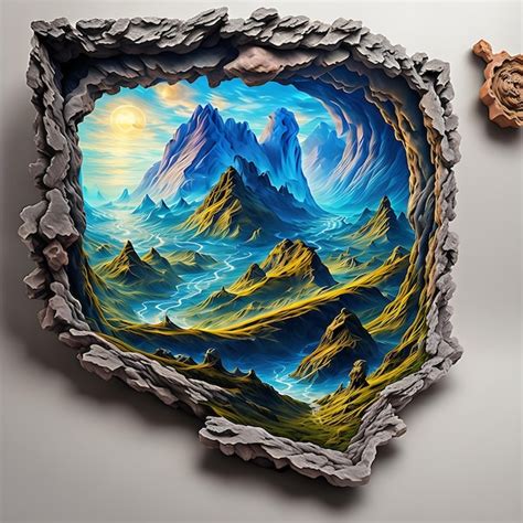 Premium AI Image | 3D Printing Art Work