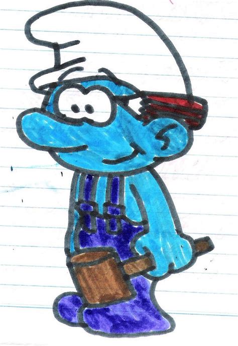 Handy Smurf by SuperMarcosLucky96 on DeviantArt