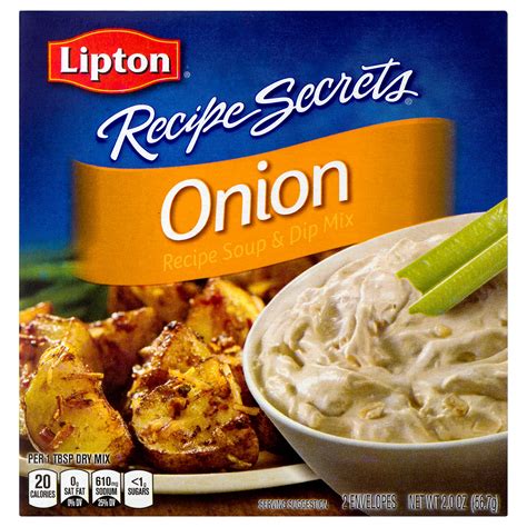 Lipton Recipe Secrets Soup and Dip Mix Onion - Shop Soups & chili at H-E-B