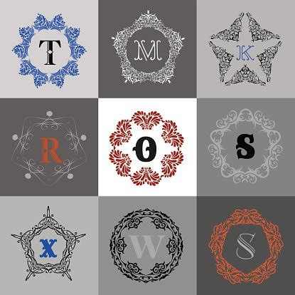 Monogram Logo Template Stock Clipart | Royalty-Free | FreeImages