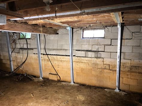 Woods Basement Systems, Inc. - Foundation Repair Photo Album - Bowing ...