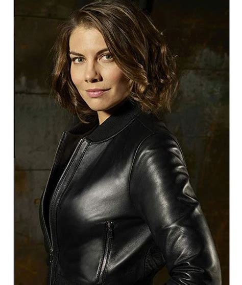 Frankie Lauren Cohan Whiskey Cavalier Frankie Trowbridge Leather Jacket ...