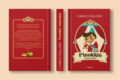 Pinocchio - children's book cover design on Behance