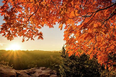 Capen Fall Sunrise Photograph by Heath Cajandig | Pixels