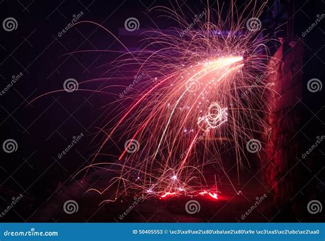 The fireworks stock image. Image of lunar, happy, interesting - 50405553