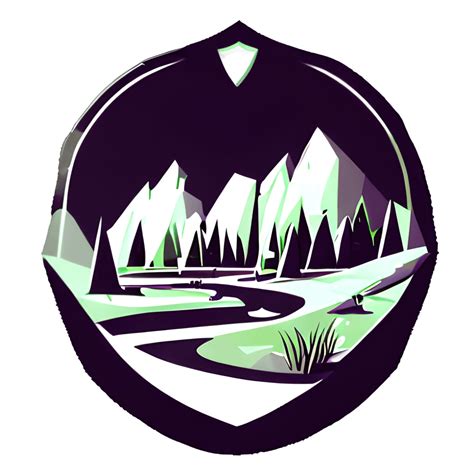 Minimalistic Vector Landscape State Park Badge · Creative Fabrica