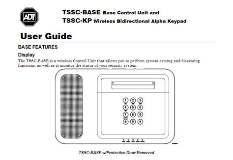 ADT TS Keypad User Manual - Zions Security Alarms