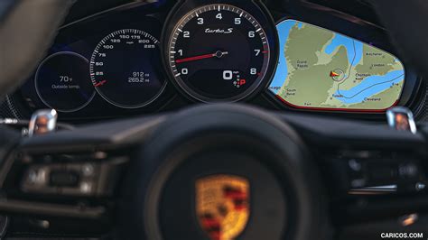 Porsche Panamera Turbo S | 2021MY (US-Spec; Color: Papaya Metallic) | Digital Instrument Cluster