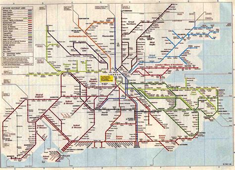 Train Map South East England - CYNDIIMENNA