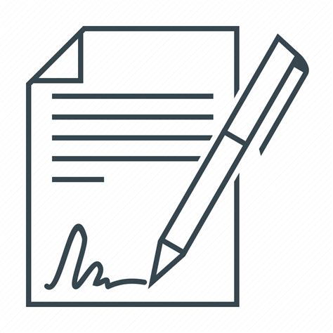 Agreement, contract, document, sign icon - Download on Iconfinder