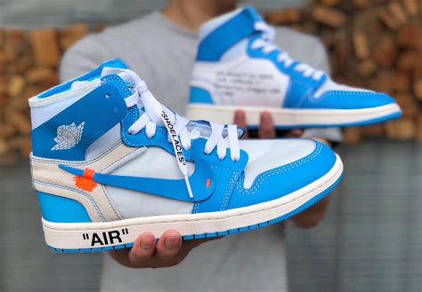 Off-White Air Jordan 1 UNC Powder Blue AQ0818-148 - Sneaker Bar Detroit