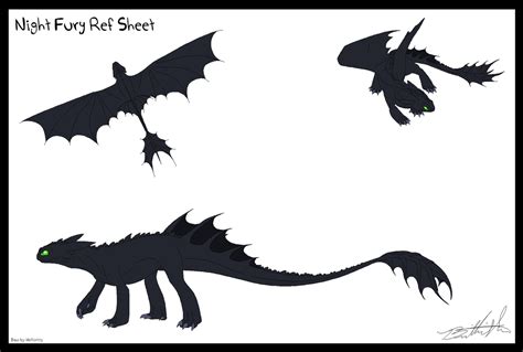 Night Fury Ref Sheet Base REVAMP by Neffertity on DeviantArt