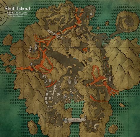 Skull Island - Risen 3 Map | game-maps.com