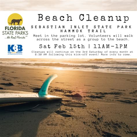 Canaveral National Seashore: Beach Clean-Up - Keep Brevard Beautiful ...