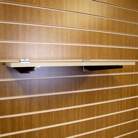 Slatwall Wood Shelf Brackets (Assorted Sizes) | Uni-Shop - Slatwall ...