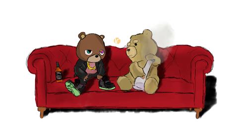 Kanye West Bear Wallpaper - Dropout Bear And Ted - 3360x1896 Wallpaper ...