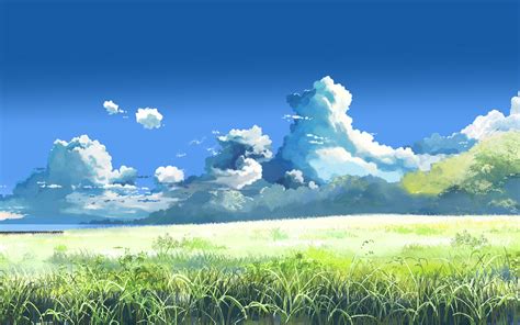 Anime Grass Field Wallpapers - Wallpaper Cave