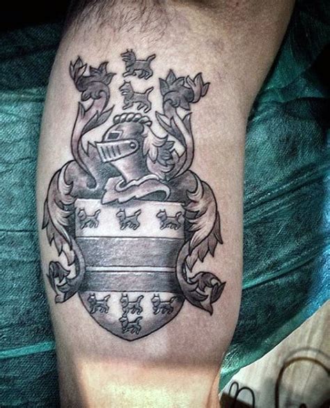 43 Family Crest Tattoos for Men