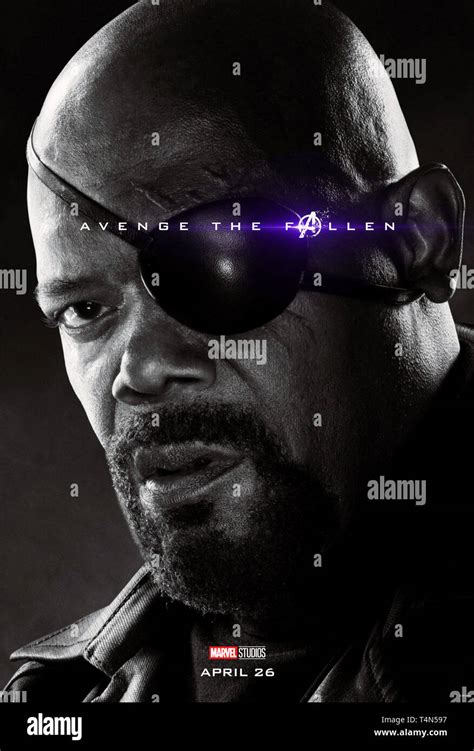 AVENGERS: ENDGAME, (aka AVENGERS 4), US character poster, Samuel L ...