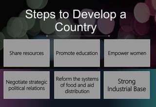 How countries become developed | PPT