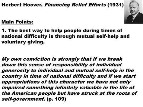 PPT - Herbert Hoover, Relief Efforts (1931) PowerPoint Presentation ...