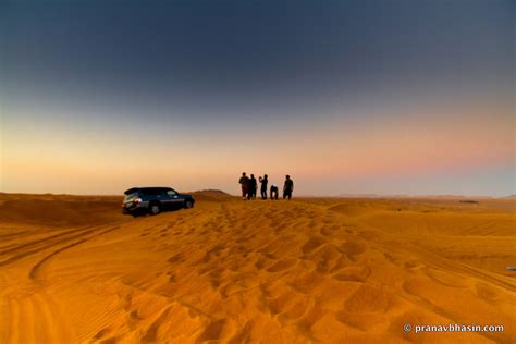 Driving Into The Sunset, Desert Safari, Dubai - YourAmazingPlaces.com