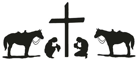 Cowboy Kneeling At The Cross - ClipArt Best