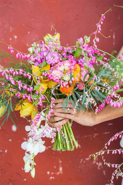 Mexican Wedding Flowers! Colorful Bridal Bouquet, Wedding Bouquets Pink ...