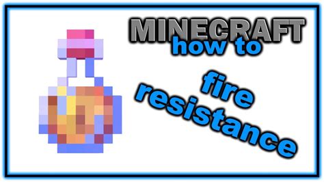 how do you make a fire resistance potion in minecraft - Cami Moseman