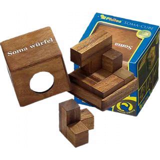 Soma Cube - Medium | European Wood Puzzles | Puzzle Master Inc